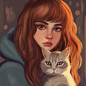 „Stilisierte Porträts – Stylized Portraits“ von Daria Zaltur