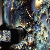 Designer: „Cosmic Shift – Eine Digital Art Serie“ von Eva-Maria Walter