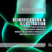 Agencies: “Illustration & Retusche” from carographic by Carolyn Mielke