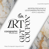 Agencies: “Kunst-Gutscheine für Porträt-Malerei – Pop Art” from carographic by Carolyn Mielke
