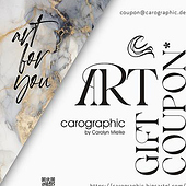 „Kunst-Gutscheine von carographic – Aquarell, Acr“ von carographic by Carolyn Mielke
