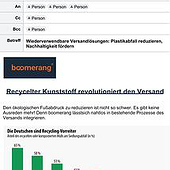 «Newsletter» de Fiona-Noelle Voß