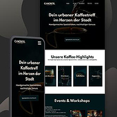 „Markenauftritt Concrete. | Coffee Webdesign urba“ von Jasmin Moody