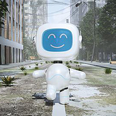 „3D Roboter“ von Lüthe, Anastasia