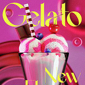 „Gelato – 3D Modeling / Poster design“ von Marina Melnikova