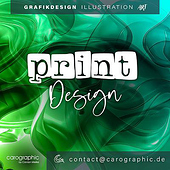 „Werbung, Grafikdesign, Gestaltung, Layout CB“ von carographic by Carolyn Mielke