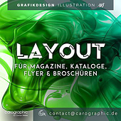 „Grafikdesign für Magazine, Broschüren uvm“ von carographic by Carolyn Mielke