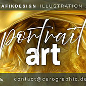 „Acryl-Porträts & Auftragskunst“ von carographic by Carolyn Mielke