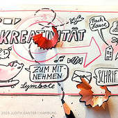 Designer: «Sketchnote-Workshops 2026» von Judith Ganter