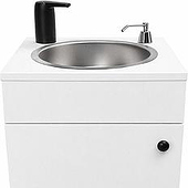 «Mobiles Handwaschbecken – Weißer Edelstahl Wasch» de Keton-Spuele.de