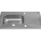 «Edelstahl Auflagespüle 50 × 80 cm von Keton» de Keton-Spuele.de