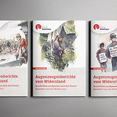 Diseñadores: «Editorial Design für Myanmar Augenzeugenberichte» de Zaadstra Design