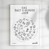 «Saison-Plakat zum Ausmalen für Umweltbildung» von Julia Zaadstra