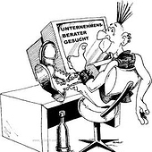 Diseñadores: «Illustration für die Berliner Woche» de Uwe Heinelt