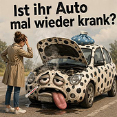 «Werbung: Ist Ihr Auto mal wieder krank?!» de Lani Office