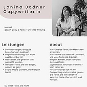 «Copywriting textvoll auf den Punkt» de Janina Bodner