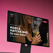 «Event X Love – Website für eine mobile Matcha-Ba» de qilano