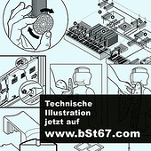 Diseñadores: «Mein neues Angebot der technischen Illustration!» de Bernd Struckmeyer // Dipl…