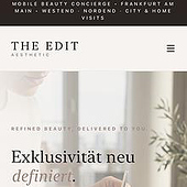 «THE Edit Aesthetic – High-End Webflow UI/UX» de MachLaut Werbeagentur⁠