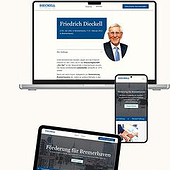 „Squarespace Website für Dieckell Stiftung“ von Maia Studio | Webdesign mit…