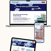 „Website für Stiftung Maritimes Erbe“ von Maia Studio | Webdesign mit Squarespace