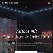 Designer: „Fine Line Tattoo Studio – Website-Demo“ von Dominik Schloffer-Koshelnyk