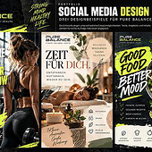 «Pure Balance – Social Media Design für Fitness &» de Victoria Kopatz