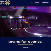 Designer: «brand for events – Event-Website» von Chris Philip Oesterreich