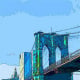 Brooklyn Bridge PopArt Stil