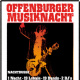 Plakat für die Offenburger Musiknacht 2008 für X-Events, Calw