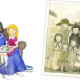 Illustration für ein Bilderbuch über das Leben Laura Ingalls Wilders, erscheint bei Steiner Korea in Südkorea