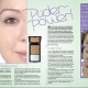 Seite für ein Kosmetikportal im Internet