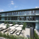 Handwerkskammer Augsburg Südseite mit Terrasse Mensa 2008
