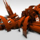 Cinema 4D Abstract rendering mit Ambient Occlusion