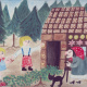 Märchen (Tempera, Aquarell) „Hänsel und Gretel“