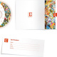 Corporate Identity / CD und CD-Einleger, Etikett für Bilder