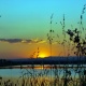 Sonnenuntergang über Etang du Grec in Palavas les Flots
