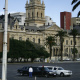 sedans in front of capetown city hall