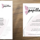 Logo, Geschäftsausstattung und Website für das Tanzstudio Papillon in Köln