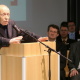 Heiner Geißler referiert beim Symposium der Finanzdienstleister an der Zweibrücker Fachhochschule