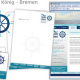 Team König – Logo, Visitenkarten, Briefbogen, Webseite