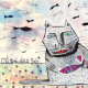 Cat and dead fish, ink & watercolour 2008