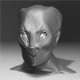 3D Charakter Alienhead