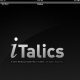 iTalics Splash Screen