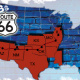 Route 66 Karte im CI
