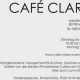 Café Clara München – Flyer