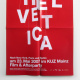 Helvetica in Mainz – Plakat innerhalb des Erscheinungsbilds einer Filmvorführung