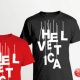 Helvetica in Mainz – T-Shirts und Buttons für die Mitarbeiter