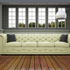 Chesterfield Couch | Creme-Gelb