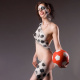 Fußball Bodypainting